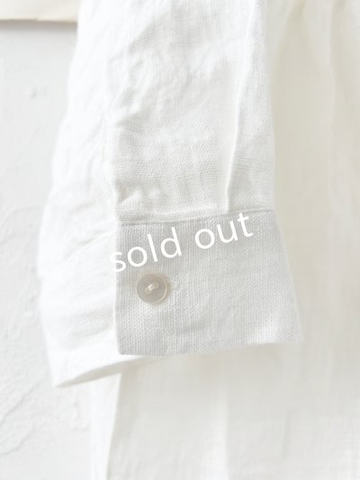 画像7: 08mab/ピンタック多ボタンブラウス・オフ