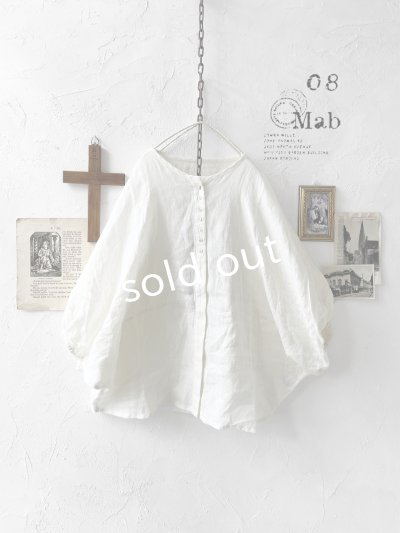 画像1: 08mab/ドルマンブラウス・オフ