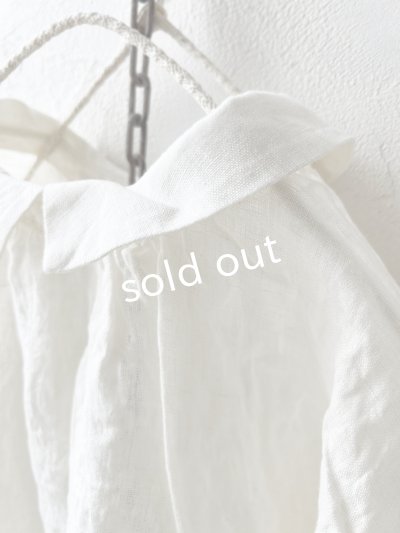 画像3: 08mab/小さな襟のブラウス・オフ