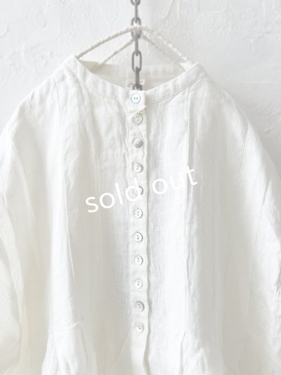 画像2: 08mab/タックフレアブラウス・オフ