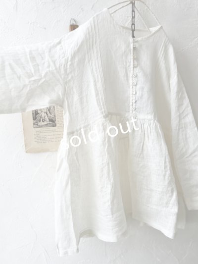 画像6: 08mab/ピンタック多ボタンブラウス・オフ