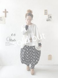 08mab/ワイドギャザーブラウス・オフ