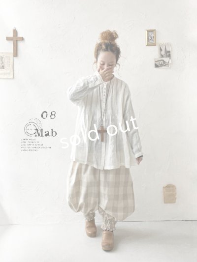 画像12: 08mab/タックフレアブラウス・オフ