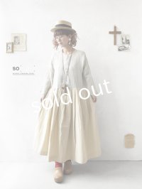 SO／ドッキングタックワンピース・ナチュラル