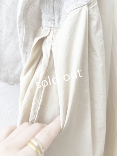 画像8: SO／ドッキングタックワンピース・ナチュラル