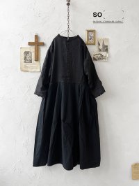 SO／ドッキングタックワンピース・ブラック