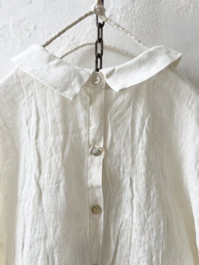画像9: 08mab/小さな襟のブラウス・オフ