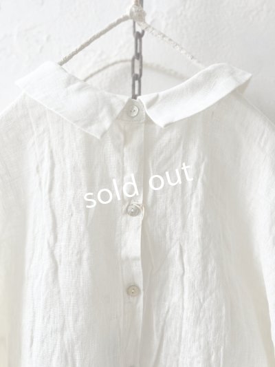 画像9: 08mab/小さな襟のブラウス・オフ
