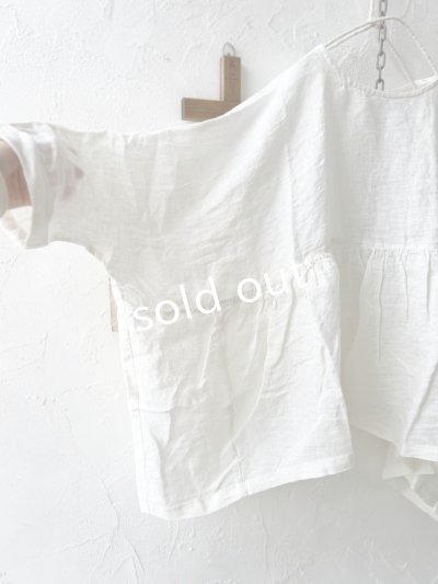 画像8: 08mab/ワイドギャザーブラウス・オフ