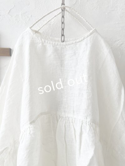 画像3: 08mab/ワイドギャザーブラウス・オフ