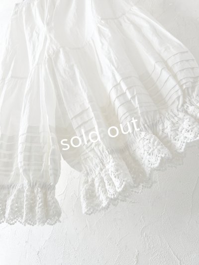 画像5: manoamano/１段レースドロワーズペチパンツ・グレー