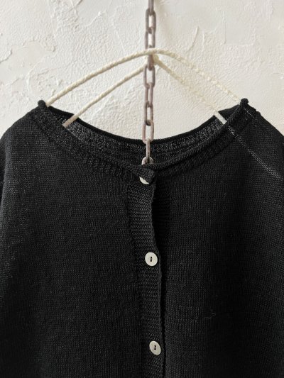 画像3: SO／フレンチリネン2wayドロップベスト・ブラック