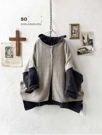 SO／フレンチリネン2wayドロップベスト・ナチュラル