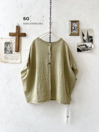 SO／フレンチリネン2wayドロップベスト・ウィロー