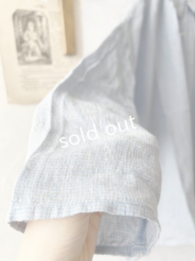 画像4: SO／タックフリル襟2wayブラウス・サックスギンガム