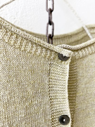 画像4: SO／フレンチリネン2wayドロップベスト・ウィロー