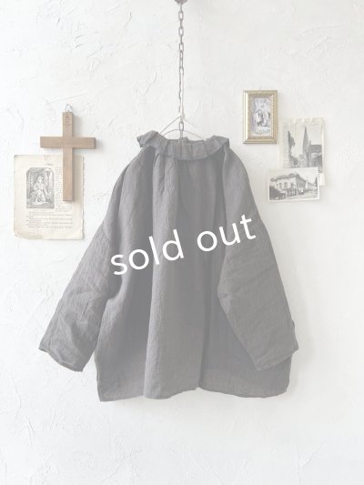 画像4: SO／タックフリル襟2wayブラウス・スミギンガム