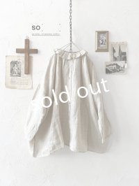 SO／タックフリル襟2wayブラウス・ナチュラル