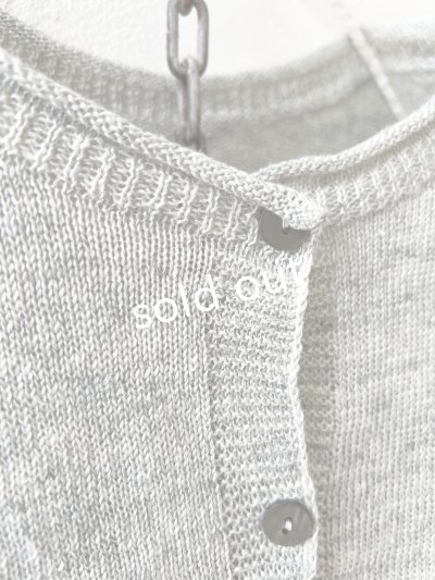 画像3: SO／フレンチリネン2wayドロップベスト・シルバーグレー