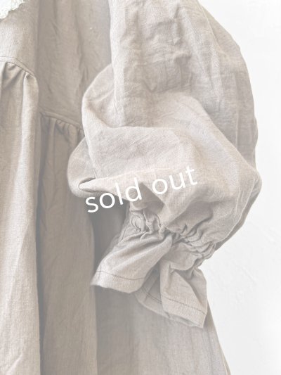 画像4: shizuka's／フロントりぼんアンティークレースワンピース・ココア