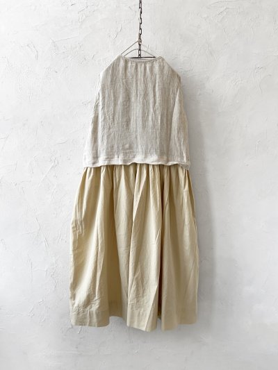 画像8: SO／ドッキングノースリーブワンピース・ナチュラル