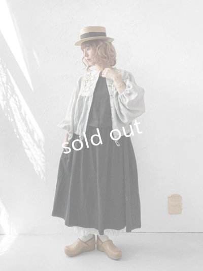 画像13: MARCHE' DE SOEUR／大きなバルーン袖のブラウス・うすグレーA