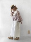 画像15: MARCHE' DE SOEUR／大きなバルーン袖のブラウス・生成り (15)