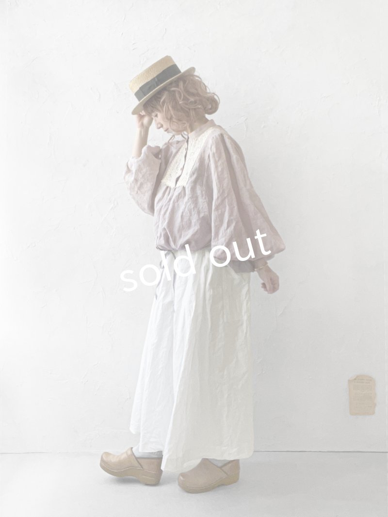 画像15: MARCHE' DE SOEUR／大きなバルーン袖のブラウス・生成り (15)