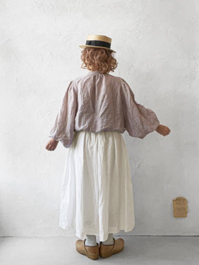 画像15: MARCHE' DE SOEUR／大きなバルーン袖のブラウス・くすみピンク