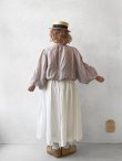画像16: MARCHE' DE SOEUR／大きなバルーン袖のブラウス・生成り (16)