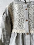 画像6: MARCHE' DE SOEUR／大きなバルーン袖のブラウス・うすグレーA (6)