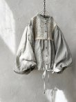 画像3: MARCHE' DE SOEUR／大きなバルーン袖のブラウス・うすグレーA (3)