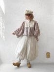 画像17: MARCHE' DE SOEUR／大きなバルーン袖のブラウス・生成り (17)