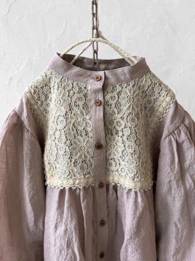 画像4: MARCHE' DE SOEUR／大きなバルーン袖のブラウス・くすみピンク