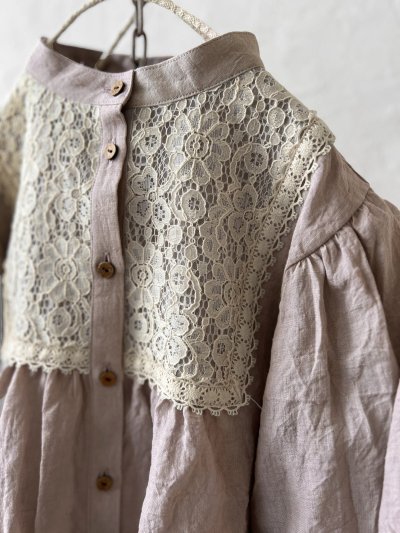 画像5: MARCHE' DE SOEUR／大きなバルーン袖のブラウス・くすみピンク