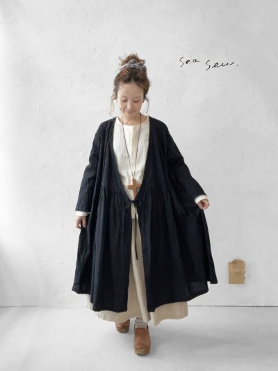 画像13: seasew.／301 ダブルガーゼブラウス・オフ