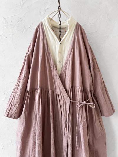 画像2: seasew.／106 カシュクールワンピース・ピンク