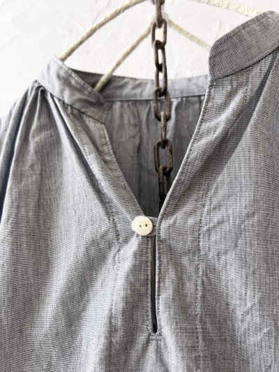 画像5: seasew.／202 スキッパーブラウス・杢ブラック