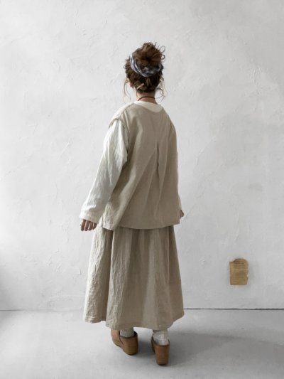 画像10: seasew.／702 ランダムギャザースカート・生成り