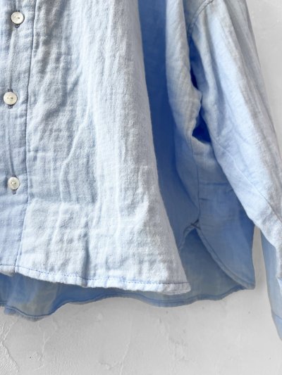 画像4: seasew.／301 ダブルガーゼブラウス・サックス