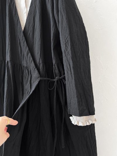 画像4: seasew.／106 カシュクールワンピース・ブラック