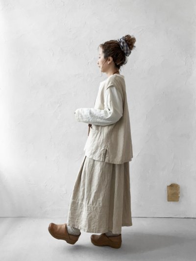 画像9: seasew.／702 ランダムギャザースカート・生成り