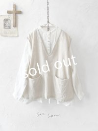 seasew.／303  ポケットベスト・生成り