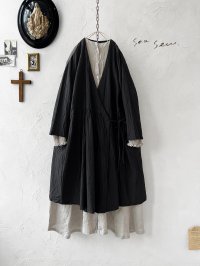 seasew.／106 カシュクールワンピース・ブラック