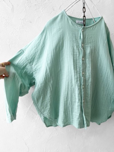 画像6: seasew.／301 ダブルガーゼブラウス・ミント