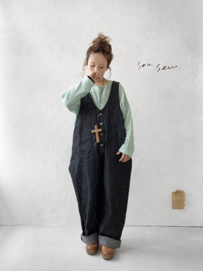 画像12: seasew.／301 ダブルガーゼブラウス・オフ