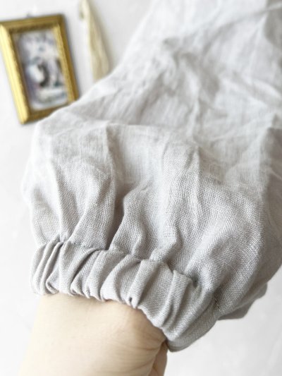 画像7: nous rendent heureux／りぼんフリル襟ブラウス・ライトグレー