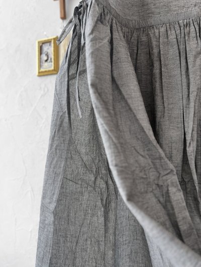 画像8: nous rendent heureux／エプロンワンピース・シャンブレー