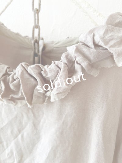 画像3: MARCHE' DE SOEUR／ラッフルギャザーワンピース・ピンクベージュ