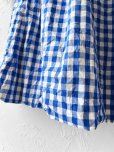 画像5: MARCHE' DE SOEUR／ポケットスカート・青ギンガム (5)